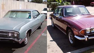 San Diego Serenade: Triumph Stag and Buick LeSabre